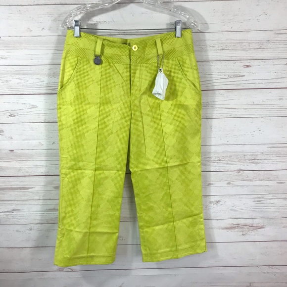 Oakley Pants - Oakley Cropped Stretch Athletic Pants Sz 6